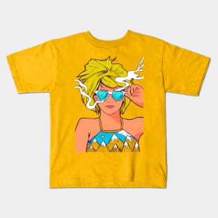 The summer girl Kids T-Shirt